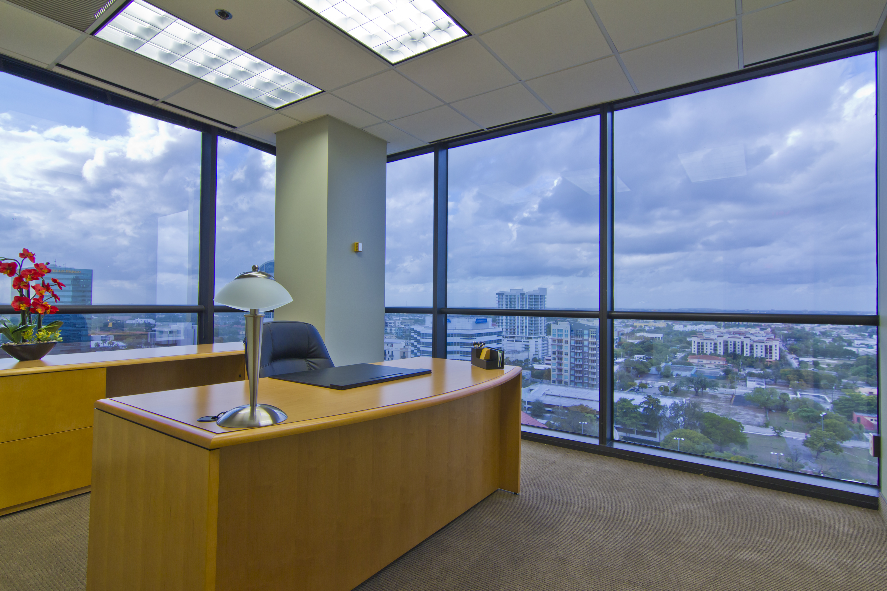 Furnished law offices are available in many sizes and configurations