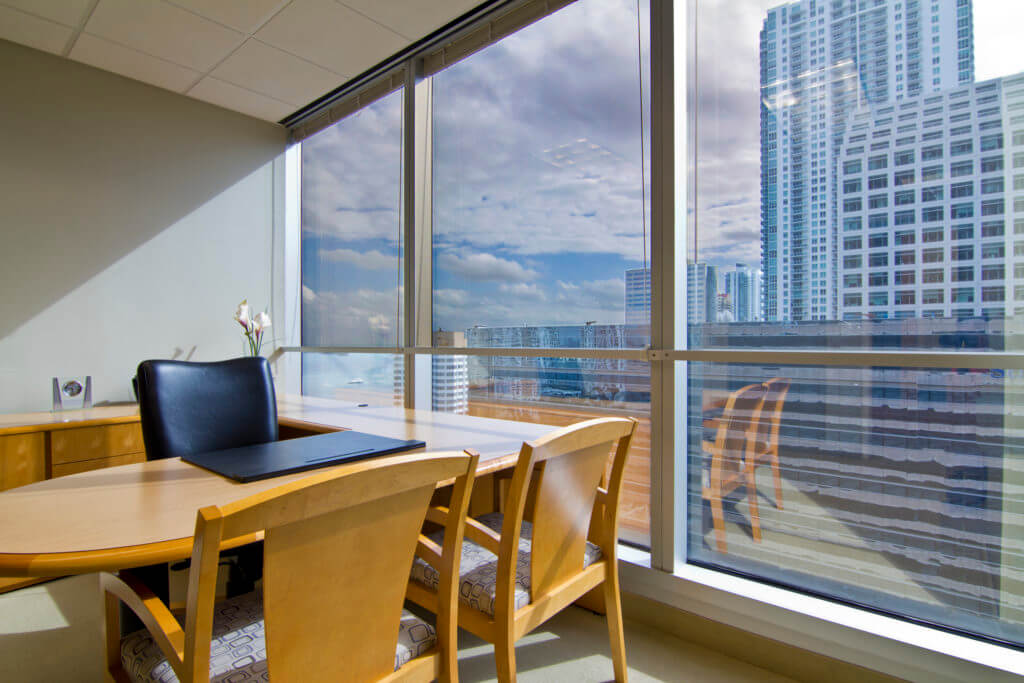 Executive suites offer beautiful views
