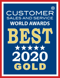 Customer Sales and Service World Awards 2020 gOLD