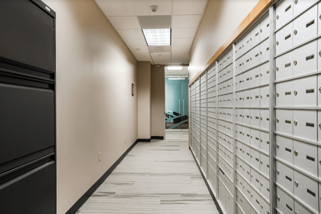 Business address includes private mail boxes